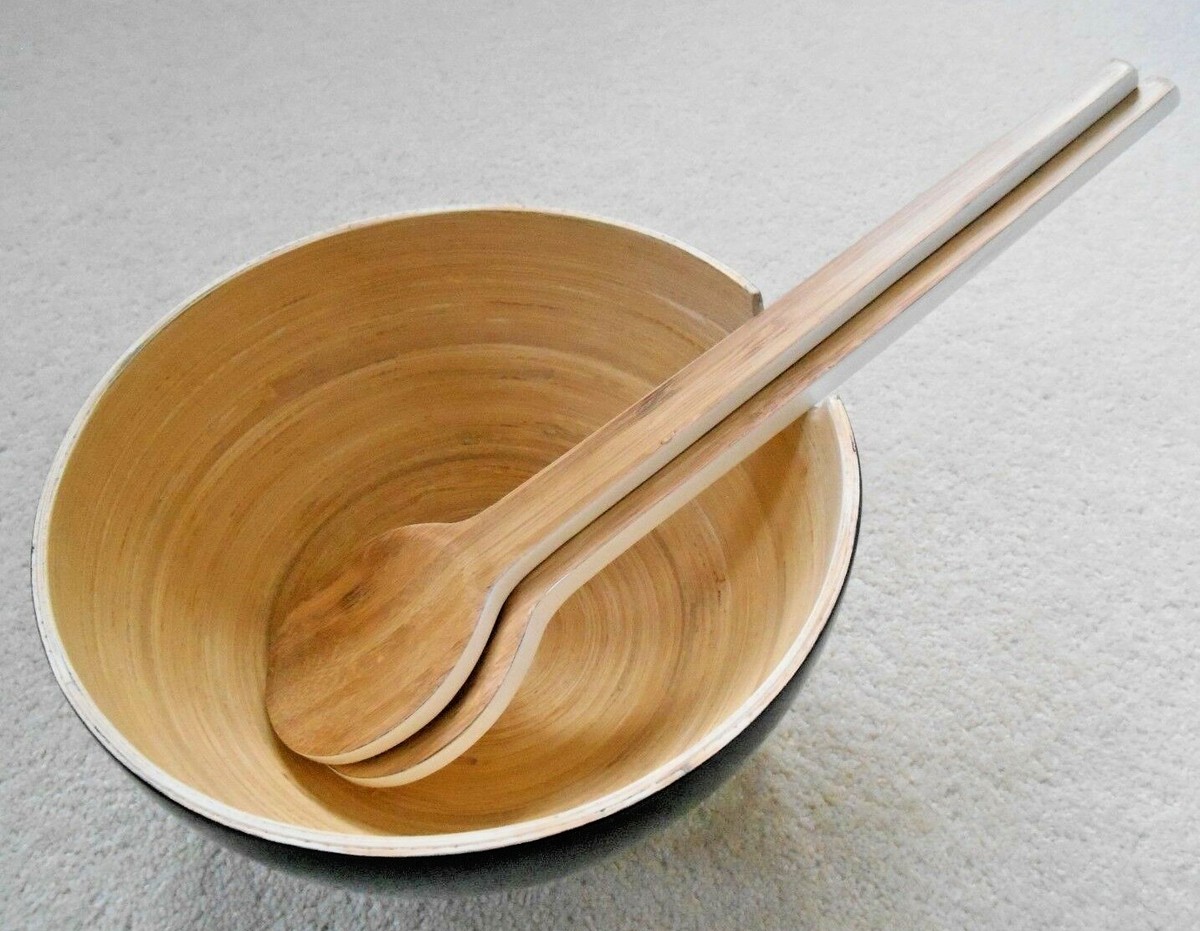 Ekobo Bamboo Salad Bowl Tongs