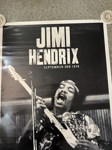 Jimi Hendrix Original Poster KB Hallen Copenhagen Denmark 24x36 - 第 6/10 張圖片