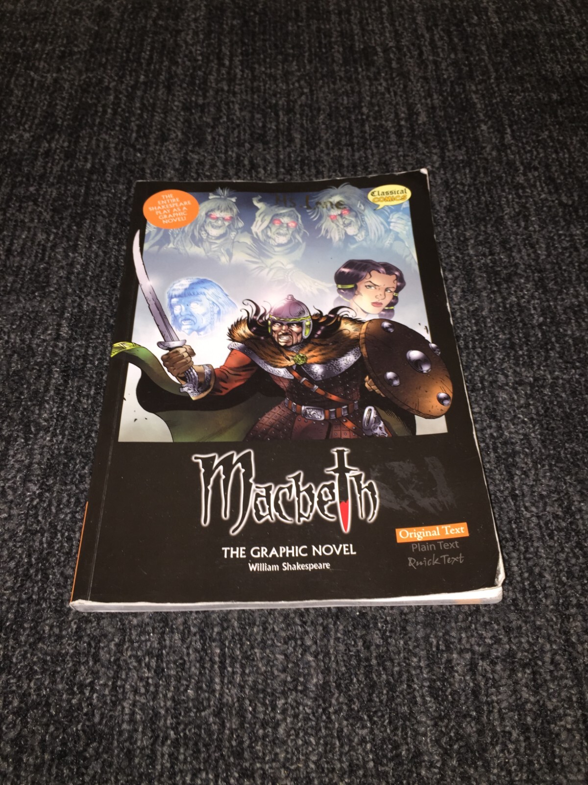 Macbeth The Graphic Novel: Original Text Shakespeare - Comic Version