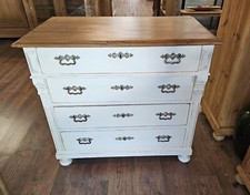Antike Kommode Anrichte Sideboard Schrank shabby weiß