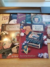 Lot Of 7 Vintage Viking Folk Art Publications  Painting Booklets