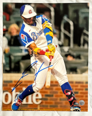Ronald Acuna Jr Signed Autographed 8x10 Photograph Auto Photo COA