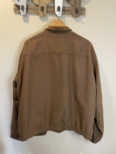 Vintage Claiborne Men’s XL Water Repellant Jacket Brown Excellent Condition - Picture 8 of 11