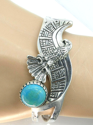 Carolyn Pollack Relios Roderick Tenorio Southwest Sterling Eagle Bracelet