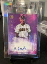 2021 Bowman Inception VICTOR ACOSTA #PA-VA Prospect  On Card Auto # / 75!!PADRES