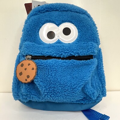 Sesame Street Cookie Monster Backpack Mini Back to School Bookbag