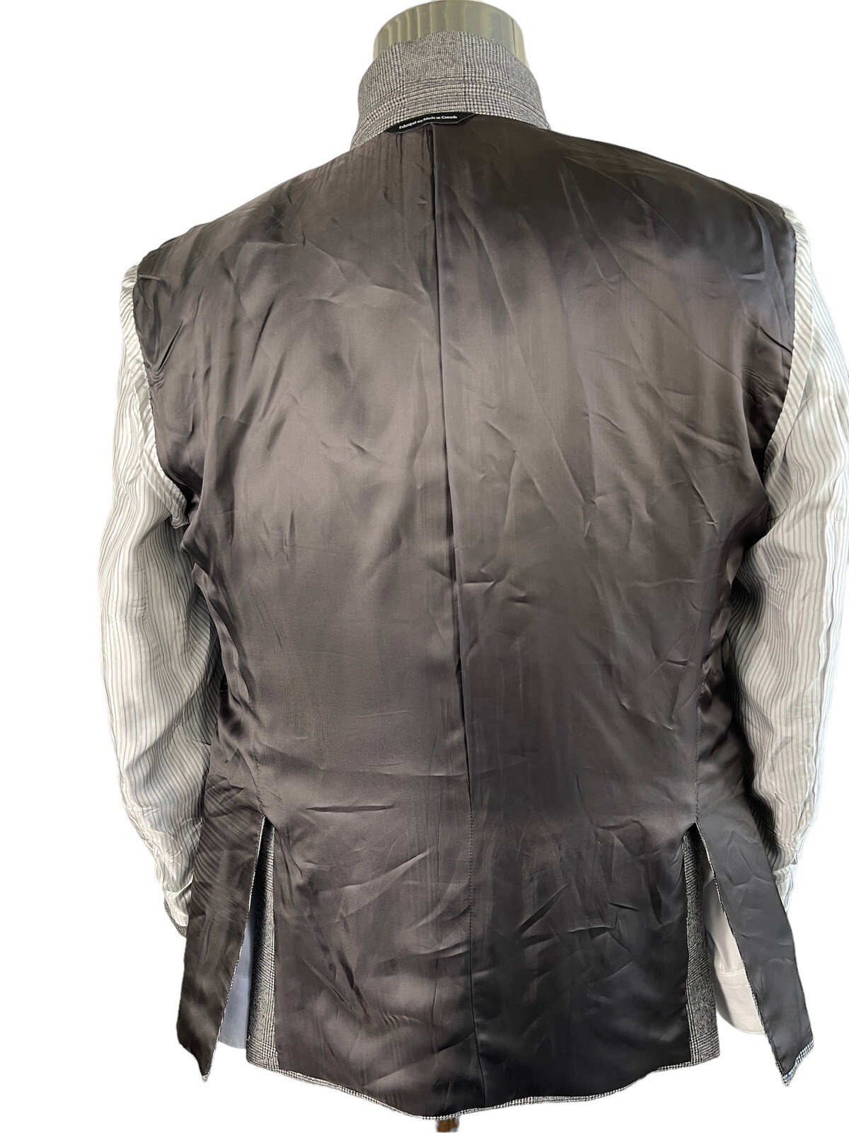 SAMUELSON SUPER 120s WOOL, GRAY GLEN PLAID JACKET… - image 16