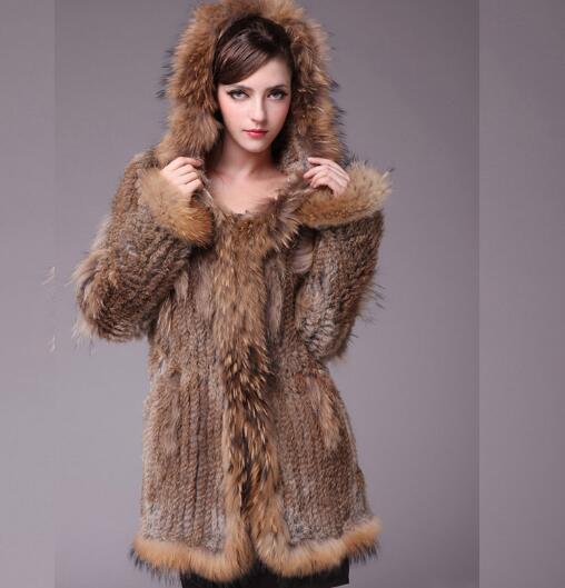 100% Real Genuine Knitted Mink Fur Fox Hood Warm Womens Snow 100% Real Genuine Knitted Mink Fur Fox Hood Warm Womens Snow
