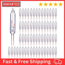 100 Pieces Mini Christmas 2.5 Volt Replacement Light Bulbs for Christmas Trees D