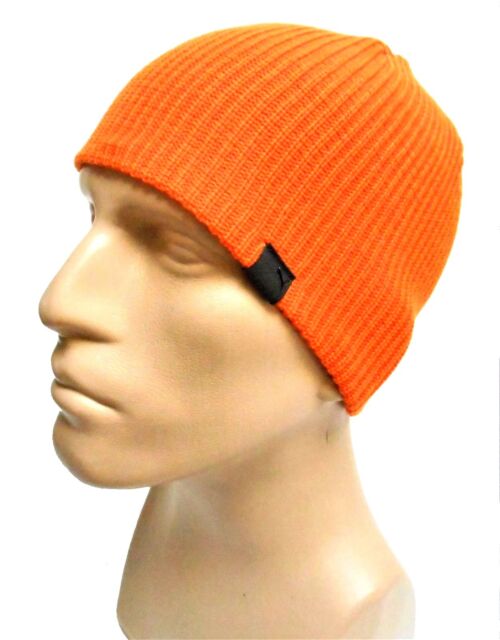 Orange Deckhand Skull Cap Beanie Winter 