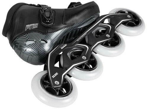 Powerslide R2 100 komplett Speed Skates Elite Frame WICKED ABEC 9 Größe 42 - Bild 3 von 4