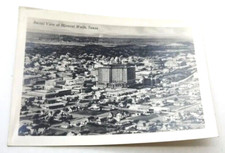 Mineral Wells Texas TX Aerial View 1945 Mini Black White Photo 2.5x3.5"