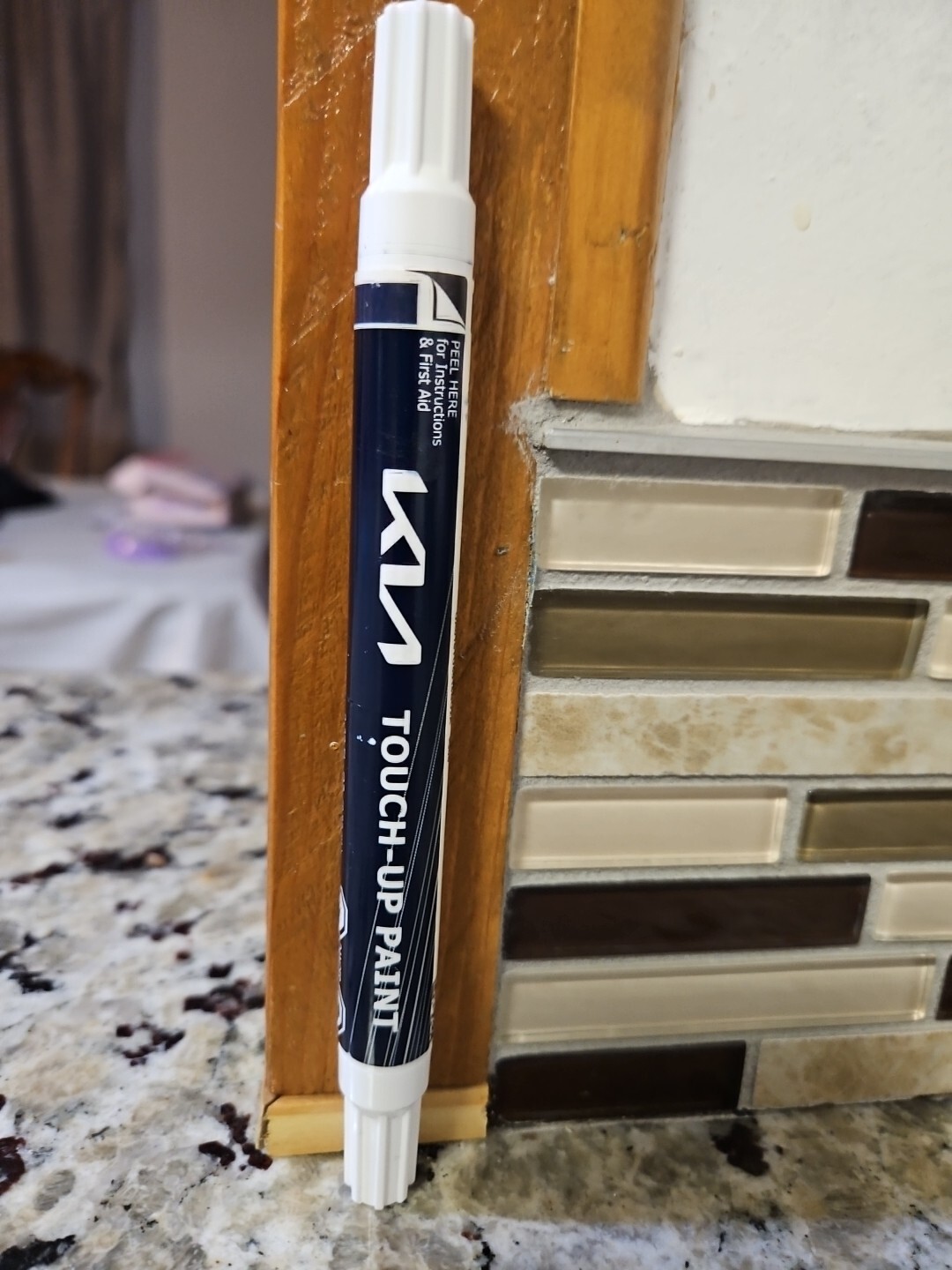 KIA TouchUp Paint + Clear Coat Pen PACIFIC BLUE BU2 UA016TU5014BU2A