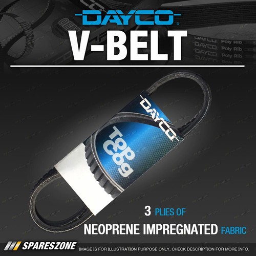 <!--F#f_0-->Dayco Air Conditioning Belt for Holden HG 4.2L 5.0L V8 OHV 16V Carb 1970 - 1971<!--F/-->