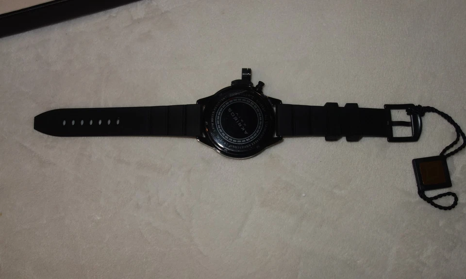 Akribos XXIV AK468BK Women's Crystal Swiss Quartz MOP Strap Watch new - Image 3 of 4