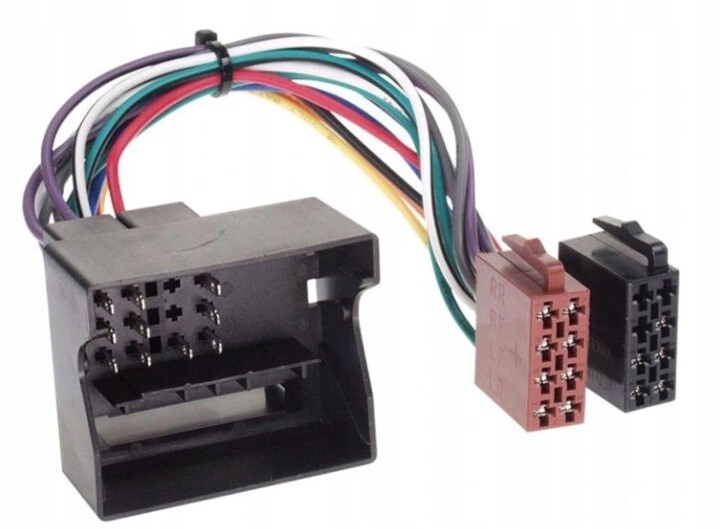 Radio Adapterkabel für BMW Ford Peugeot Renault Flachpin auf Din Iso