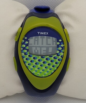 Kid Vint Timex Wise Guy Blue Green Rare Interactive Watch L7 | eBay