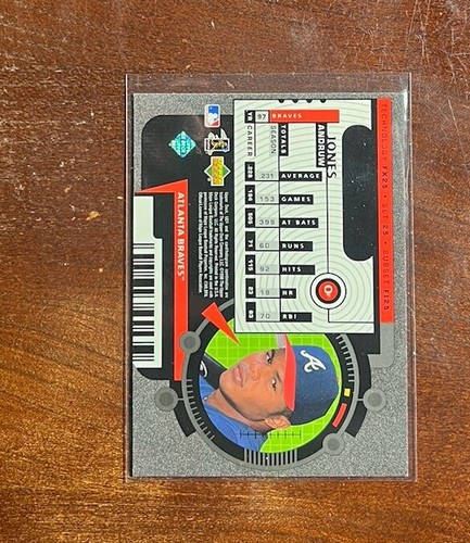 1998 Upper Deck UD3 Andruw Jones⭐️Future Impact Rookie🔥NM-MINT💎Rare - Picture 3 of 3