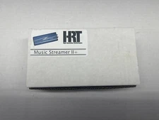 HRT  DAC - AUDIOPHILE - HIGH RESOLUTION TECHNOLOGIES - MUSIC STREAMER II+ 24/96k