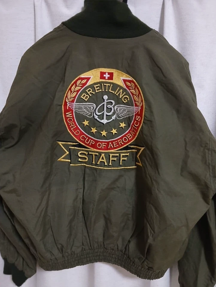 Chaqueta de vuelo Breitling World Cup acrobatic staff rara coleccionable de Japón Foto 4 de 4