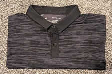 Under Armour Iso-Chill polo Men's XL black Space Dye short sleeve