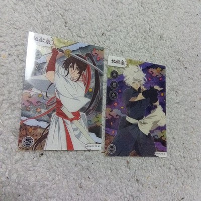 Hell's Paradise Character Card Set 7pcs Slightly Used Anime Trading Cards