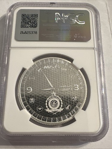 2021 Niue 1 oz Silver $2 Perseverance Mars Rover .9999 Fine Silver NGC PL 70 1/2 - Picture 4 of 6