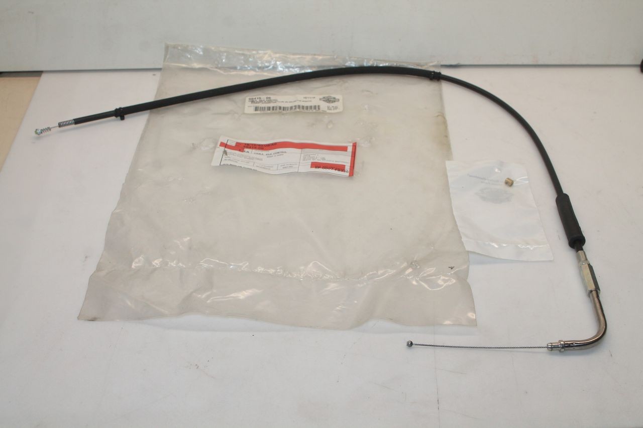 Câble d'accélérateur d'origine Harley Davidson en acier NOS authentique