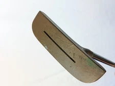 Vintage Acushnet Bullseye Bronze Putter W-FL 5A Made In USA 35" Good Condition!