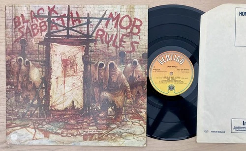 Black Sabbath Mob Rules 1st UK pressing Vertigo Orange labels EX+ superb copy