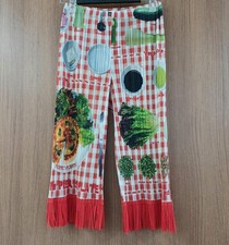 ISSEY MIYAKE PLEATS PLEASE Picnic Pattern Pants Size 3