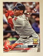 Rafael Devers 2018 Topps Series 1 Rookie Card #18 Boston Red Sox Giants RC. rookie card picture