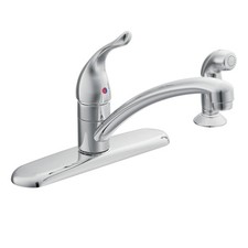 Moen 67430 Chrome Chateau Kitchen Faucet With Sidespray