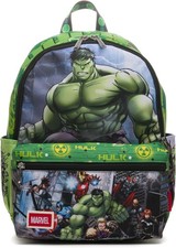 Nylon Backpack 13" - Marvel Avengers The Hulk Deluxe Daypack Bag School Bag NEW