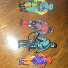 Lot of 4 Assorted hasbro gi joe cobra Figures Set, Includes Rifle backpack