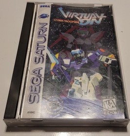 Virtual On: Cyber Troopers  Sega Saturn With Manual Tested Working!