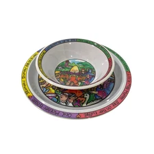 Childrens Melamine Bowl and Plate Nursery Rhymes Winterthur