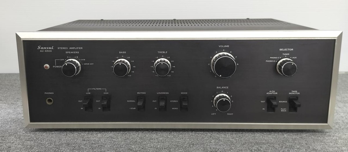 SANSUI AU-6500 integrated amplifier | eBay