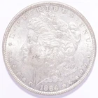 1884 Morgan Silver Dollar AU