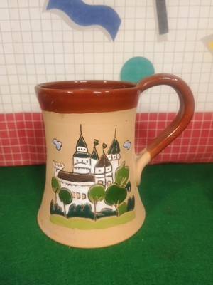 Bosnia Castle Handmade Mug Reima Factory Zvolen Earthenware