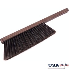 Hand Broom Brush Soft Bristles Wooden Handle Lightweight Dust Cleaning Tool New
