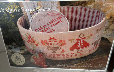 NEW With Thy Needle & Thread TO QUOTE SHAKESPEARE Ctd Cross Stitch Chart