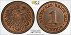 Germany 1913-A 1 Pfennig PCGS MS 64 RB