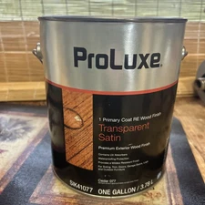 ProLuxe SIK41077 1gal Cedar 1 Primary Coat RE Wood Finish Transparent Satin