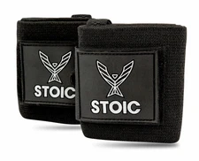 Stoic Wrist Wraps - 18 inch powerlifting / weight lifting