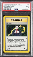 2000 POKEMON GYM CHALLENGE 1ST ED #18 GIOVANNI-HOLO PSA 9 on eBay