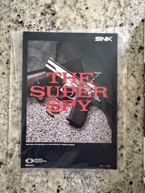 NEO GEO SNK THE SUPER SPY AUTHENTIC AES USA COMPLETE CIB CART MANUAL CASE US!