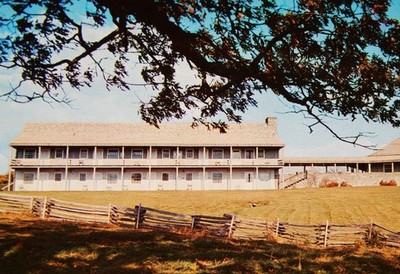 Vintage Postcard, LAURAL SPRINGS, NC, Bluff's Lodge & Resort, Blue Ridge Parkway