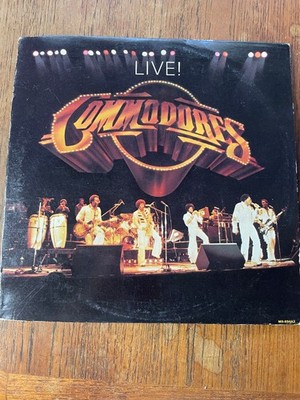Commodores   Live! 2X-LP Vinyl 1977 Funk / Soul Gatefold VG
