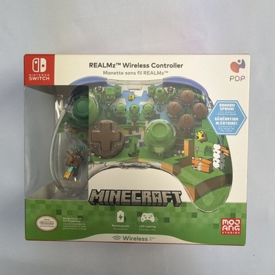 NEW PDP REALMz  Minecraft Wireless Controller for Nintendo Switch - LED Lighting